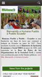 Mobile Screenshot of humana-ecuador.org